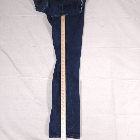 Agave Denimsmith Maverick Classic Straight Blue Jeans Mens Size 36 Button Fly - Picture 6 of 16